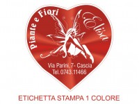 Etichette adesive grandi per fioristi, fiorai e vivaisti (mm 43x43)  (cod.27G)